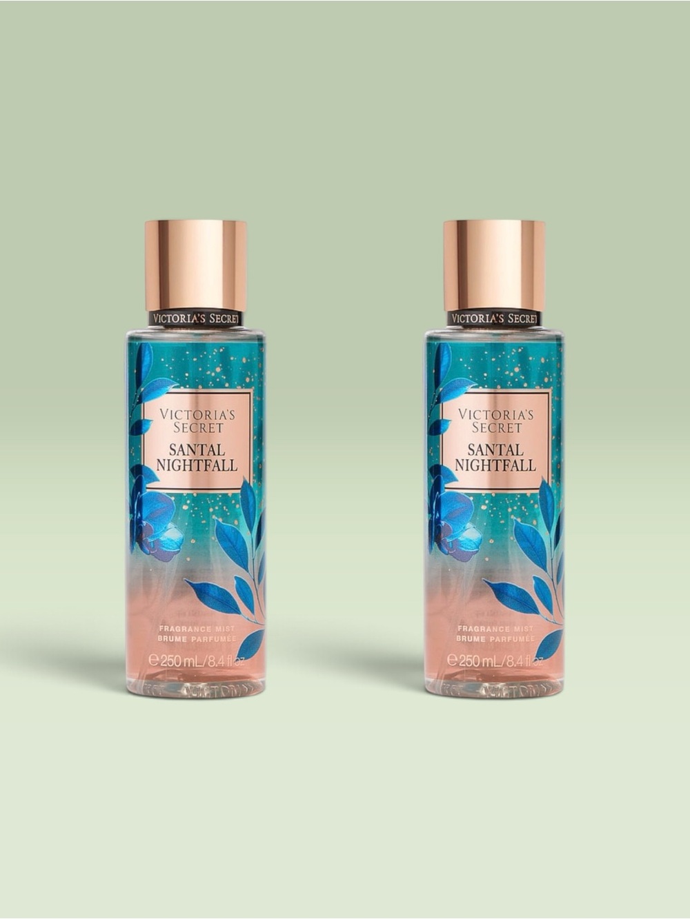 Victoria's Secret SANTAL NIGHTFALL Fragrance Mist ~ 8.4 fl.oz. ( Lot of 2 )